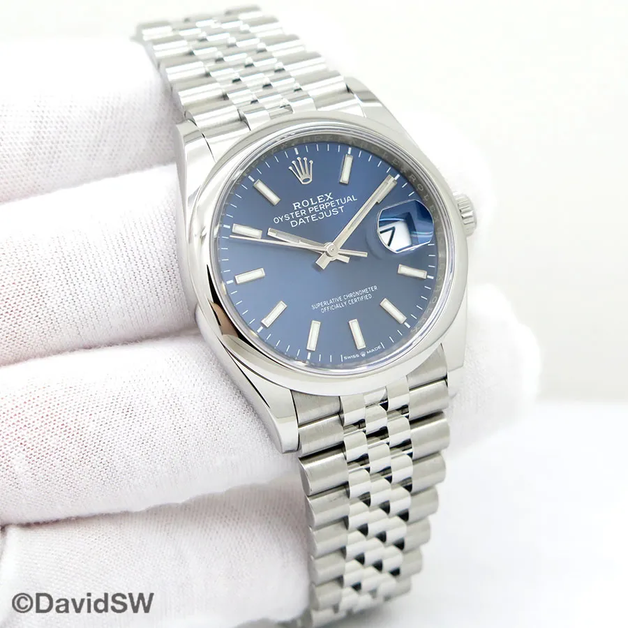 Rolex Datejust 36 126200 36mm Stainless steel Blue