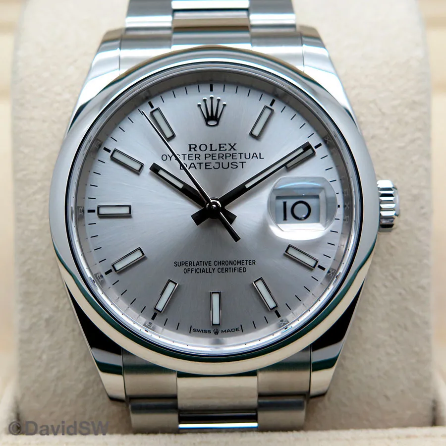 Rolex Datejust 36 126200 36mm Stainless steel Silver 2