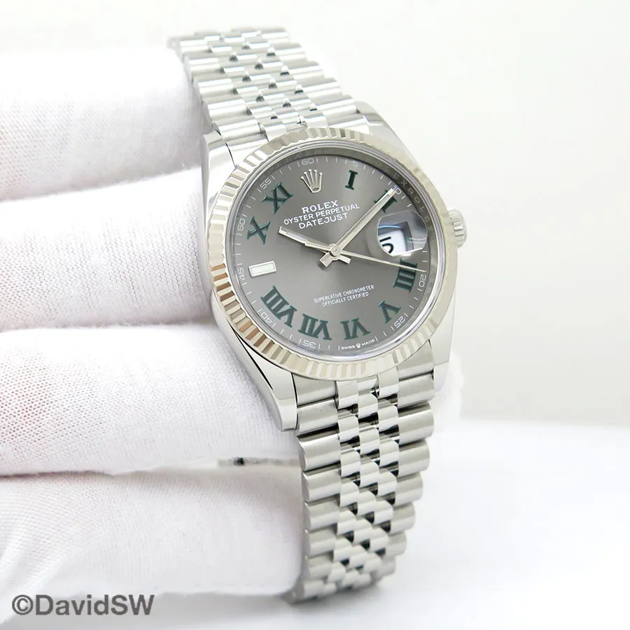 Rolex Datejust 36 126234 36mm 18K/SS Gray