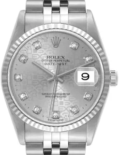 Rolex Datejust 36 16234 Stainless steel Silver