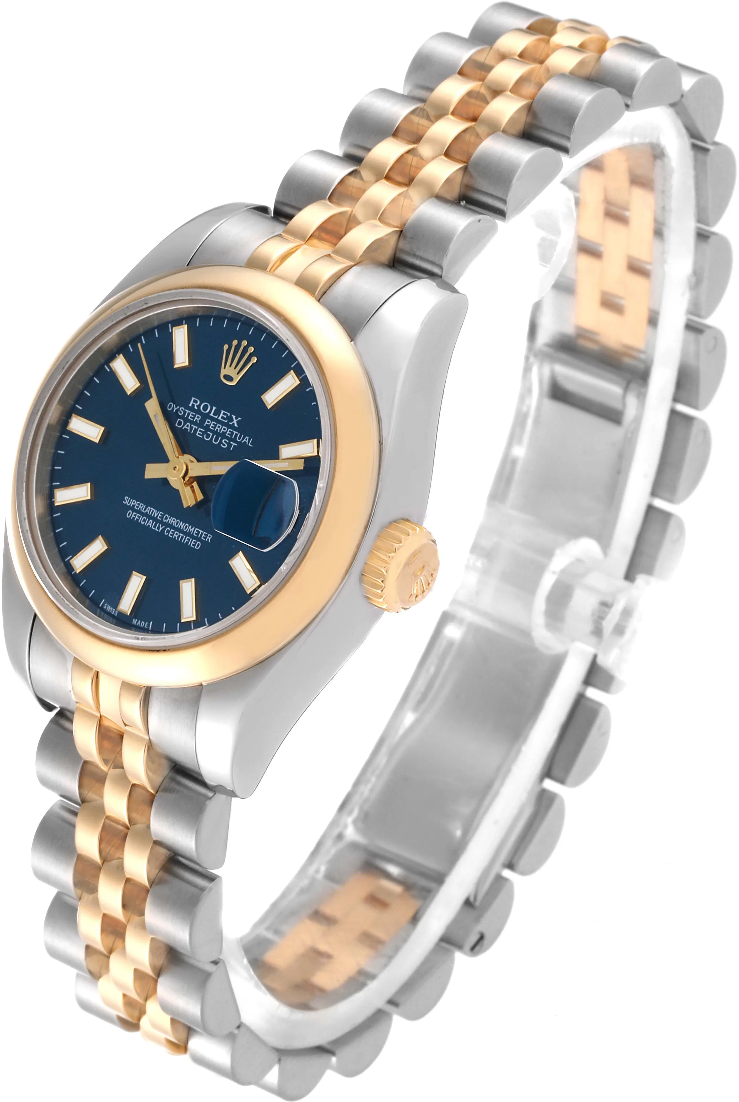 Rolex Lady-Datejust 179163 26mm Stainless steel Blue 3