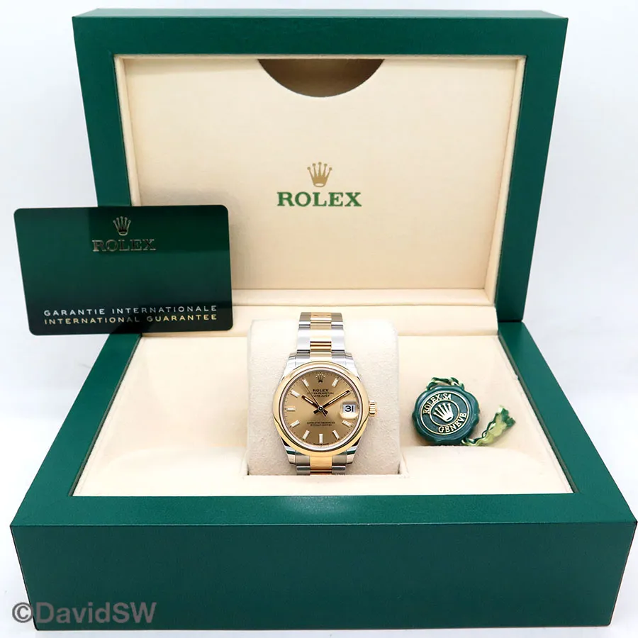 Rolex Datejust 31 278243 31mm 18K/SS Champagne 1