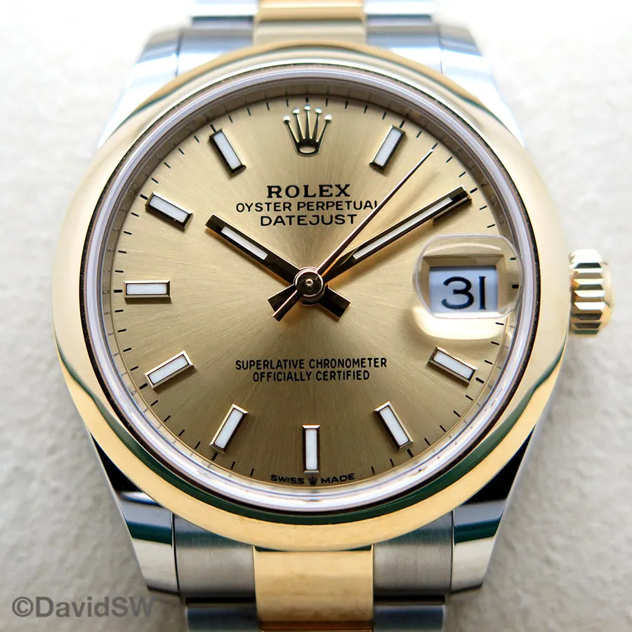 Rolex Datejust 31 278243 31mm 18K/SS Champagne 2