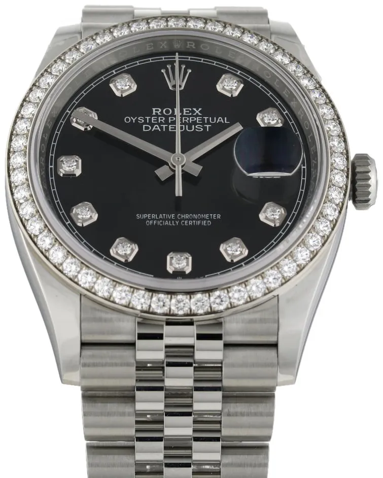 Rolex Datejust 36 126284RBR 36mm Stainless steel Black