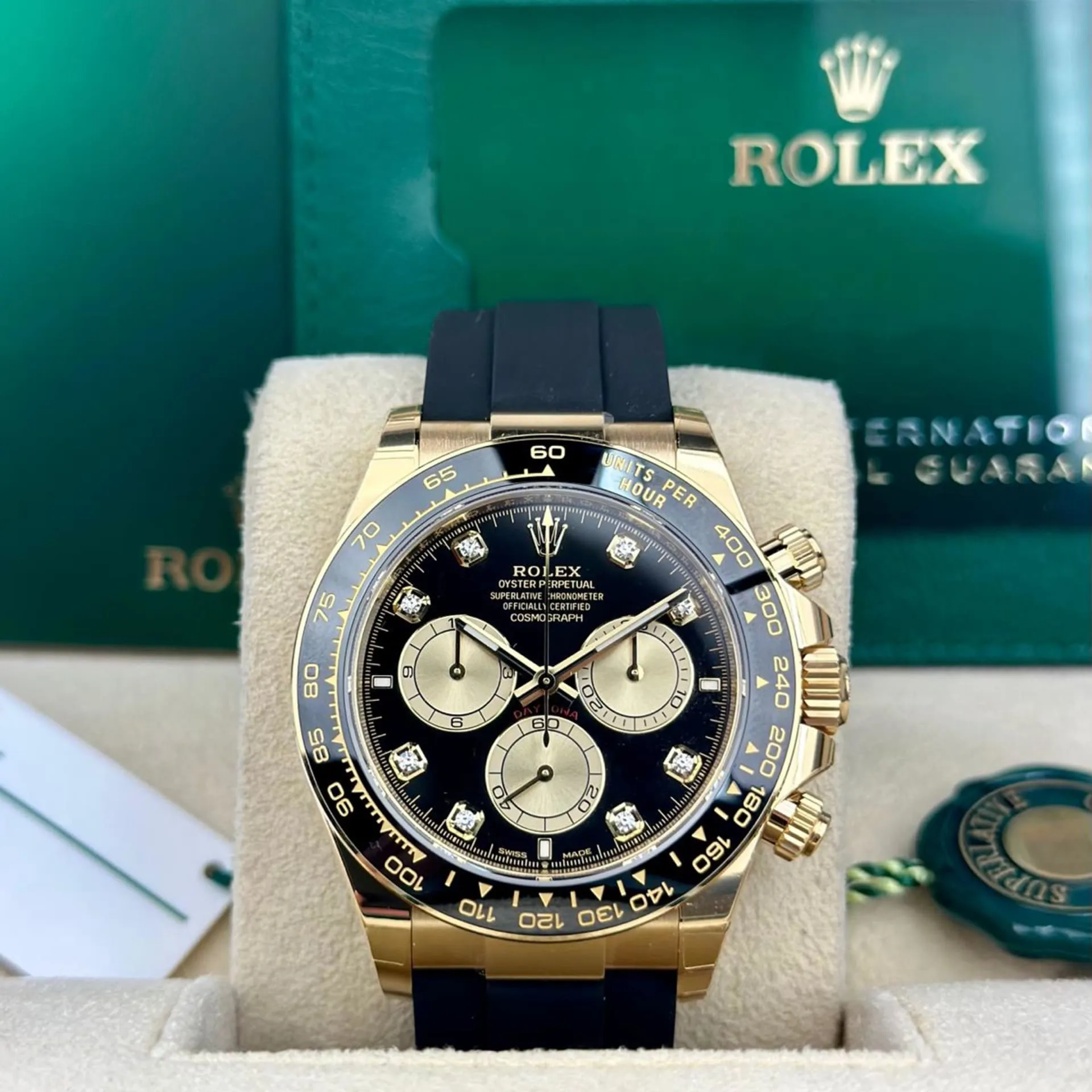 Rolex Daytona 126518LN-0006 40mm 18k yellow gold Black