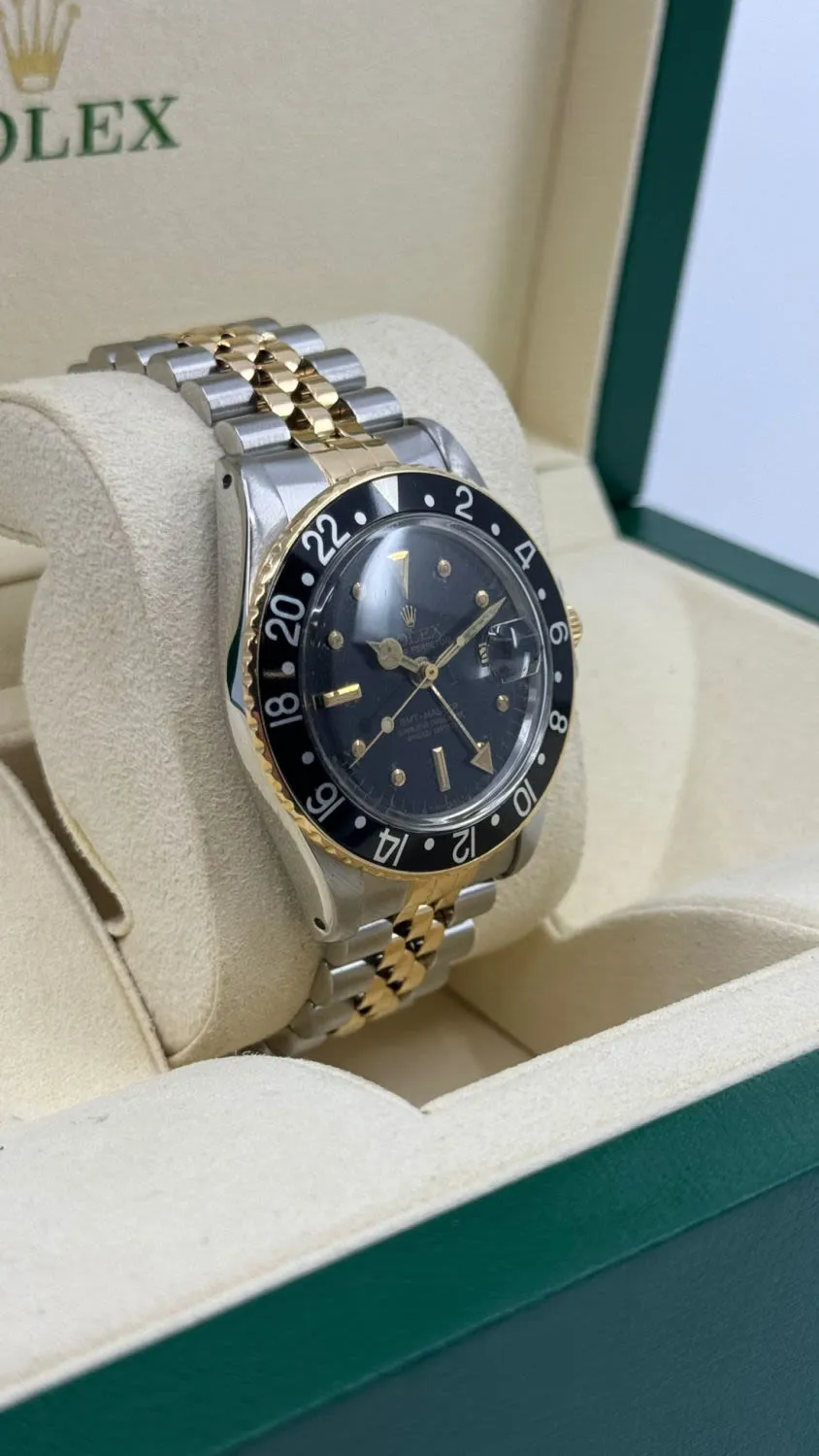 Rolex GMT-Master 1675 Yellow gold and Stainless steel Black 1