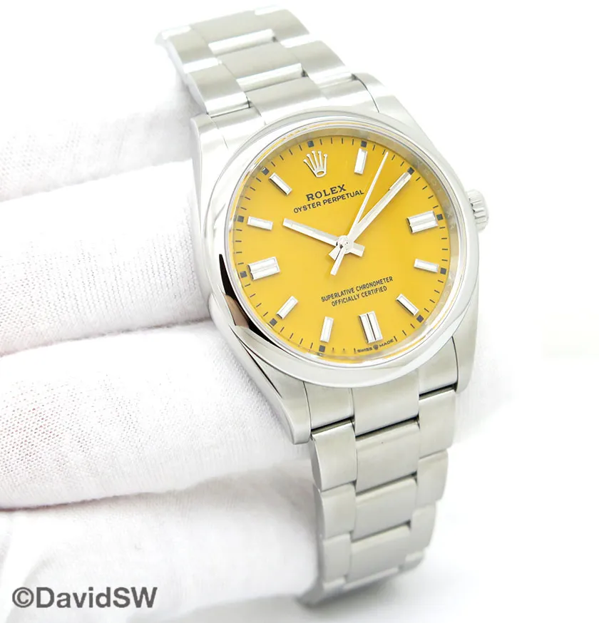 Rolex Oyster Perpetual 36 126000 36mm Stainless steel Yellow