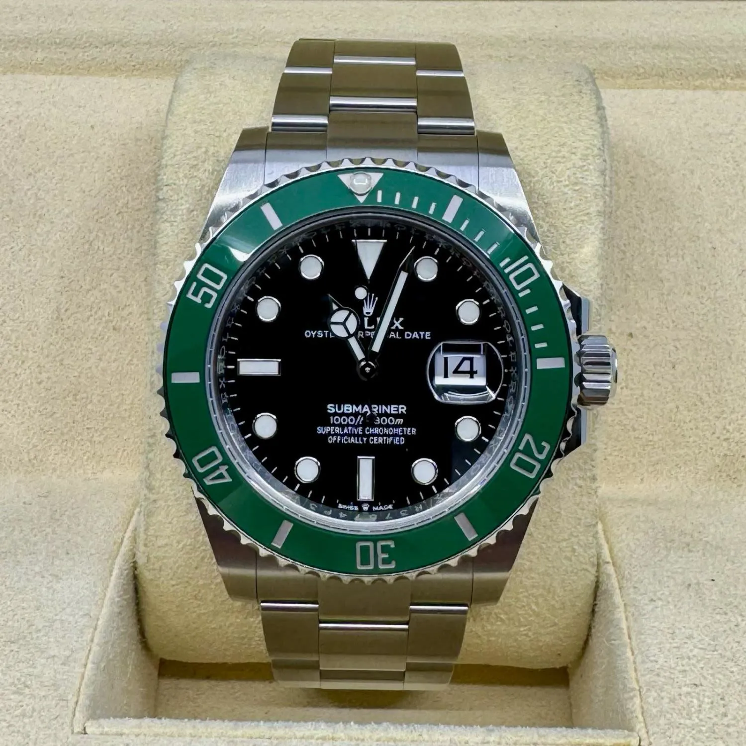 Rolex Submariner Date 1266100LV 41mm Stainless steel and ceramic Black