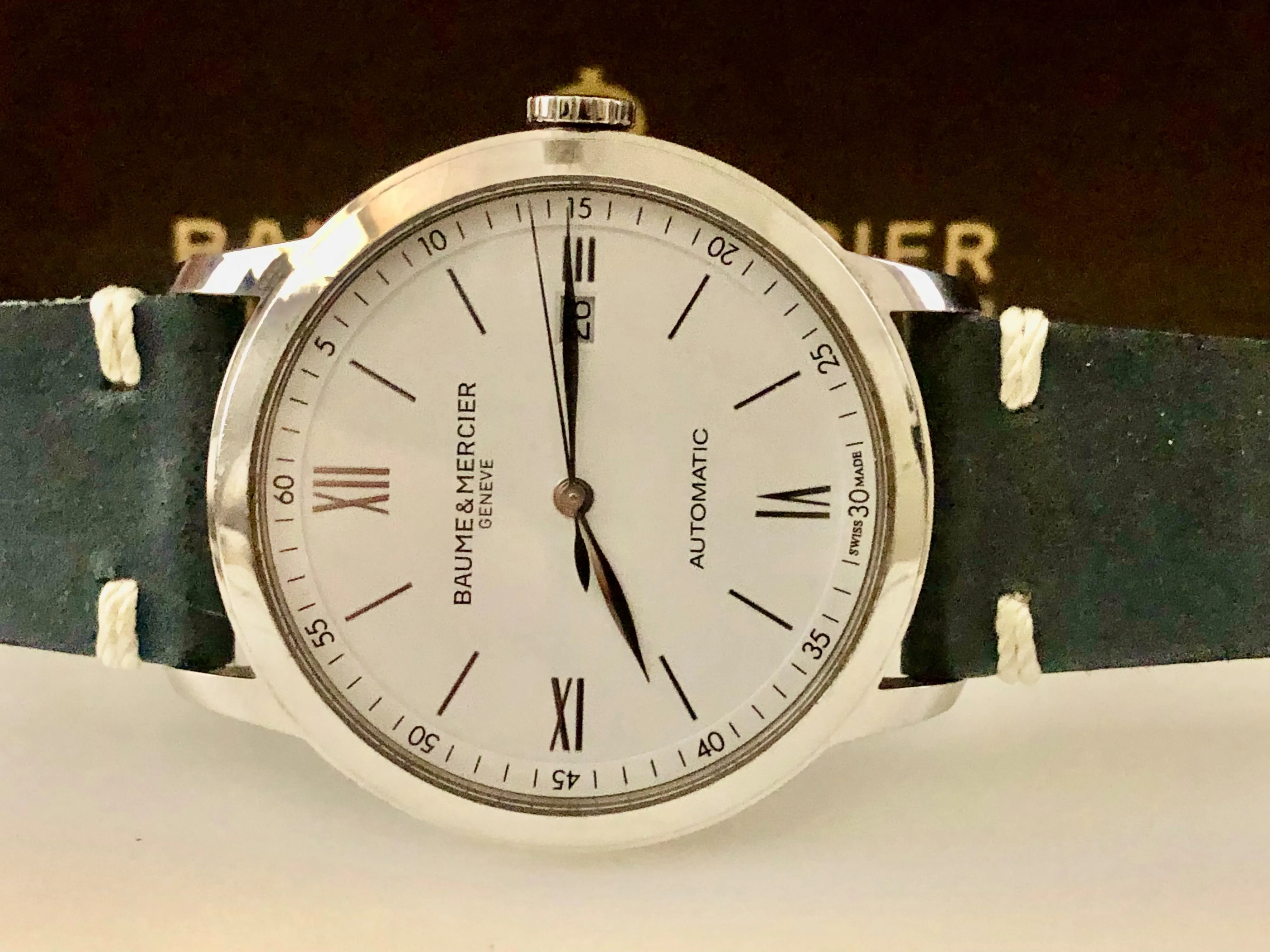 Baume & Mercier Classima 42mm Stainless steel White