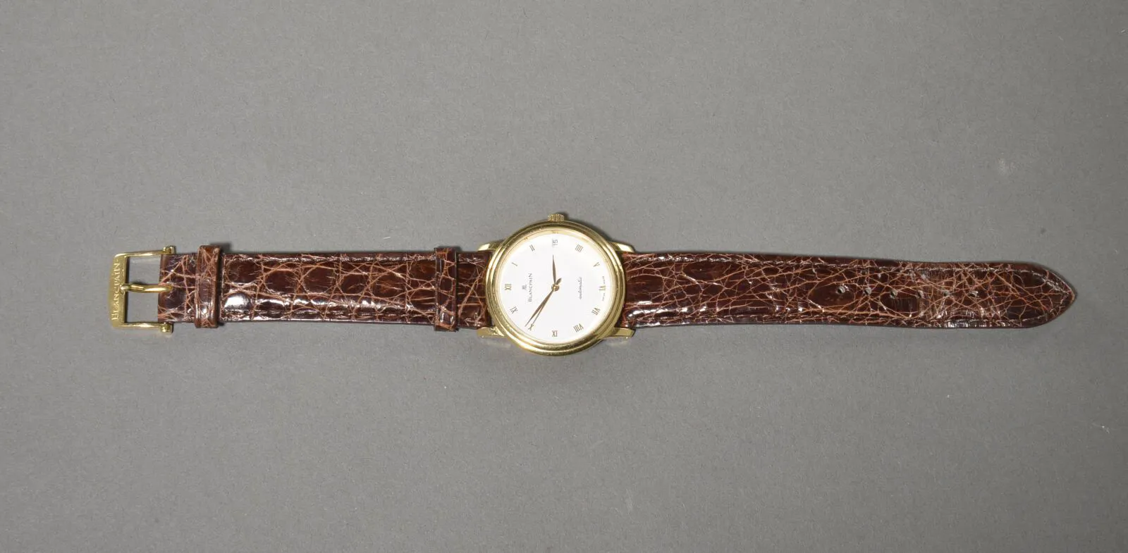 Blancpain Villeret 0095-1418-58 34mm Yellow gold White