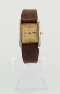 Cartier Must de Cartier Tank 681006 Vermeil Golden