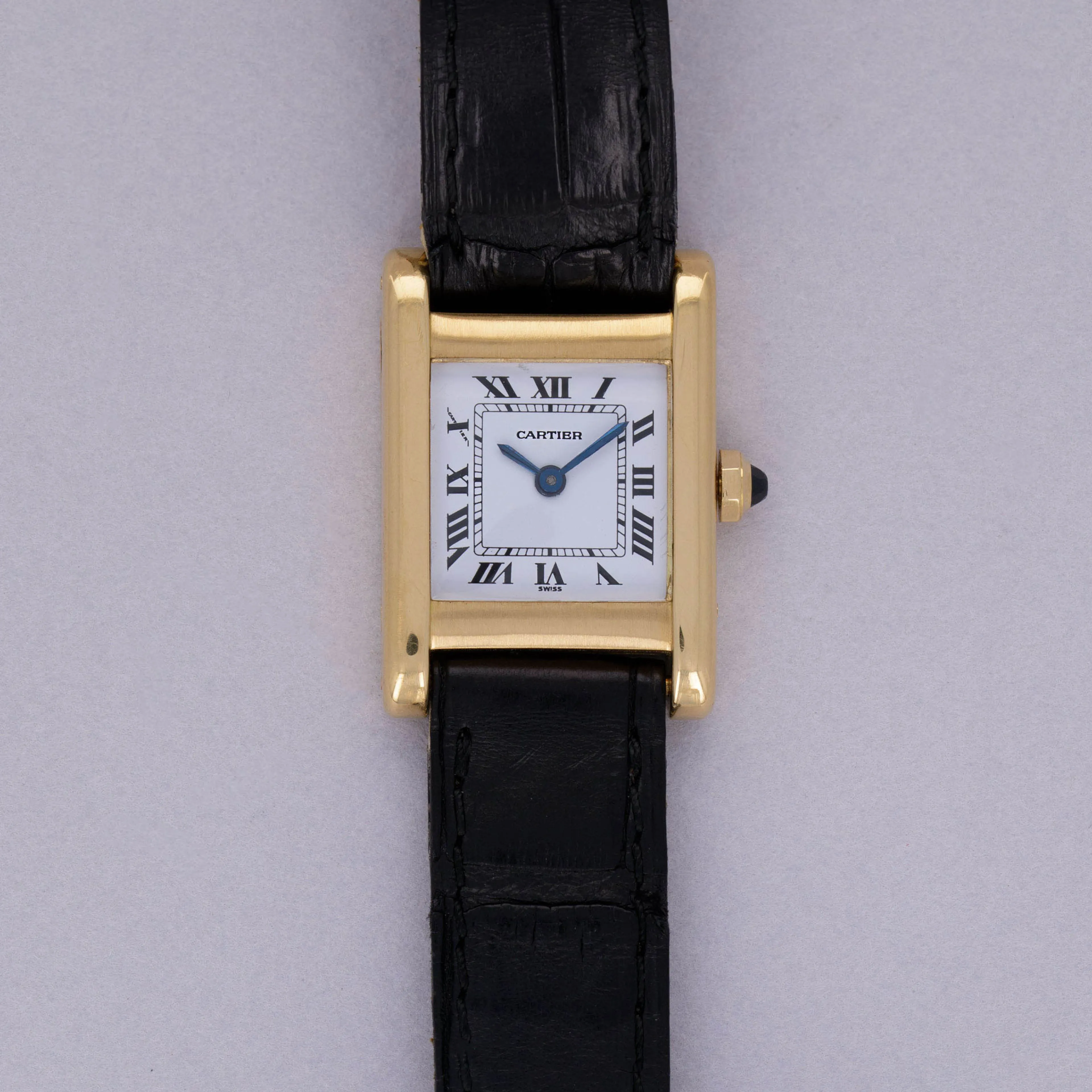 Cartier Tank Normale 78093 20mm Yellow gold White