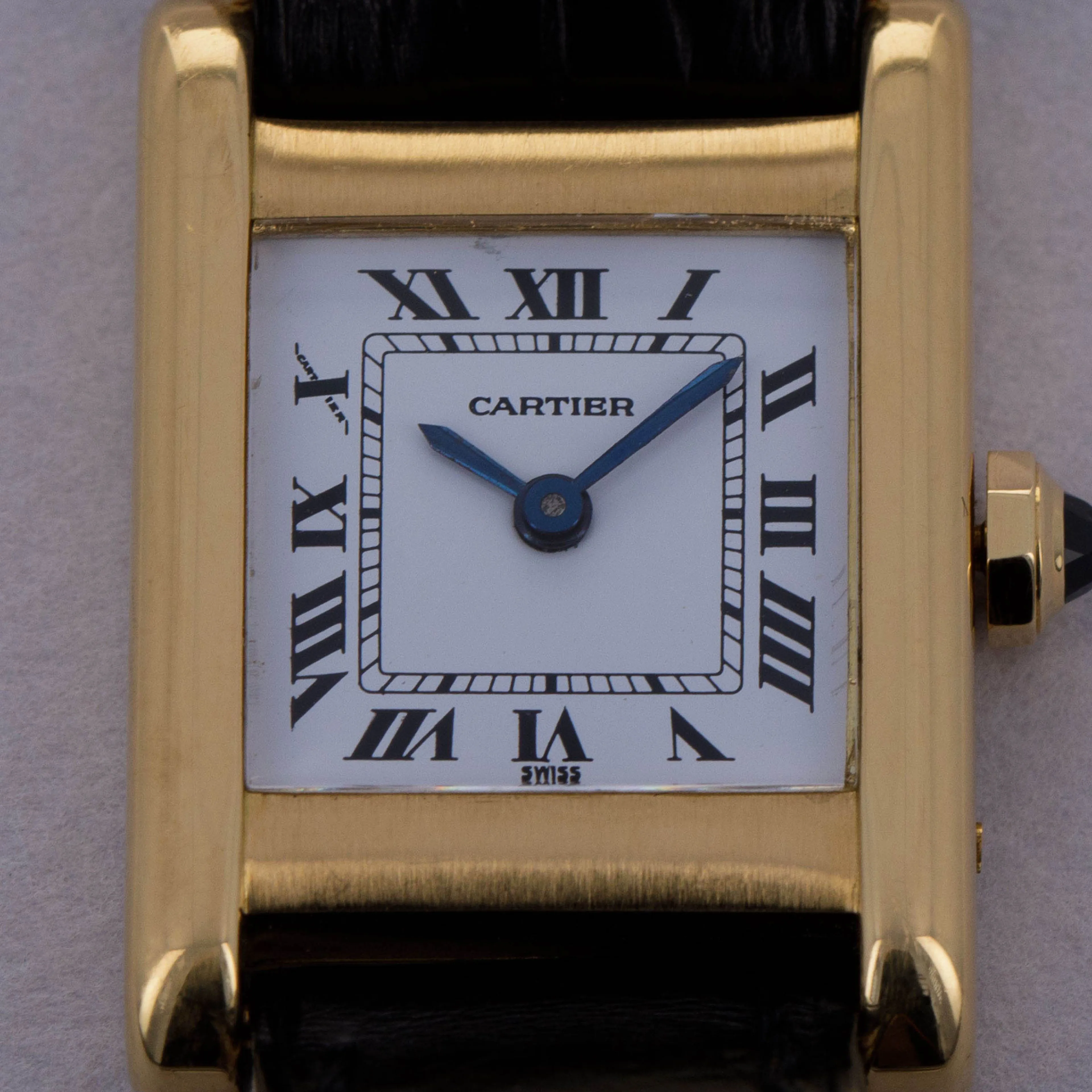 Cartier Tank Normale 78093 20mm Yellow gold White 11