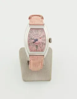 Franck Muller Conquistador 8002 L SC Stainless steel Pink