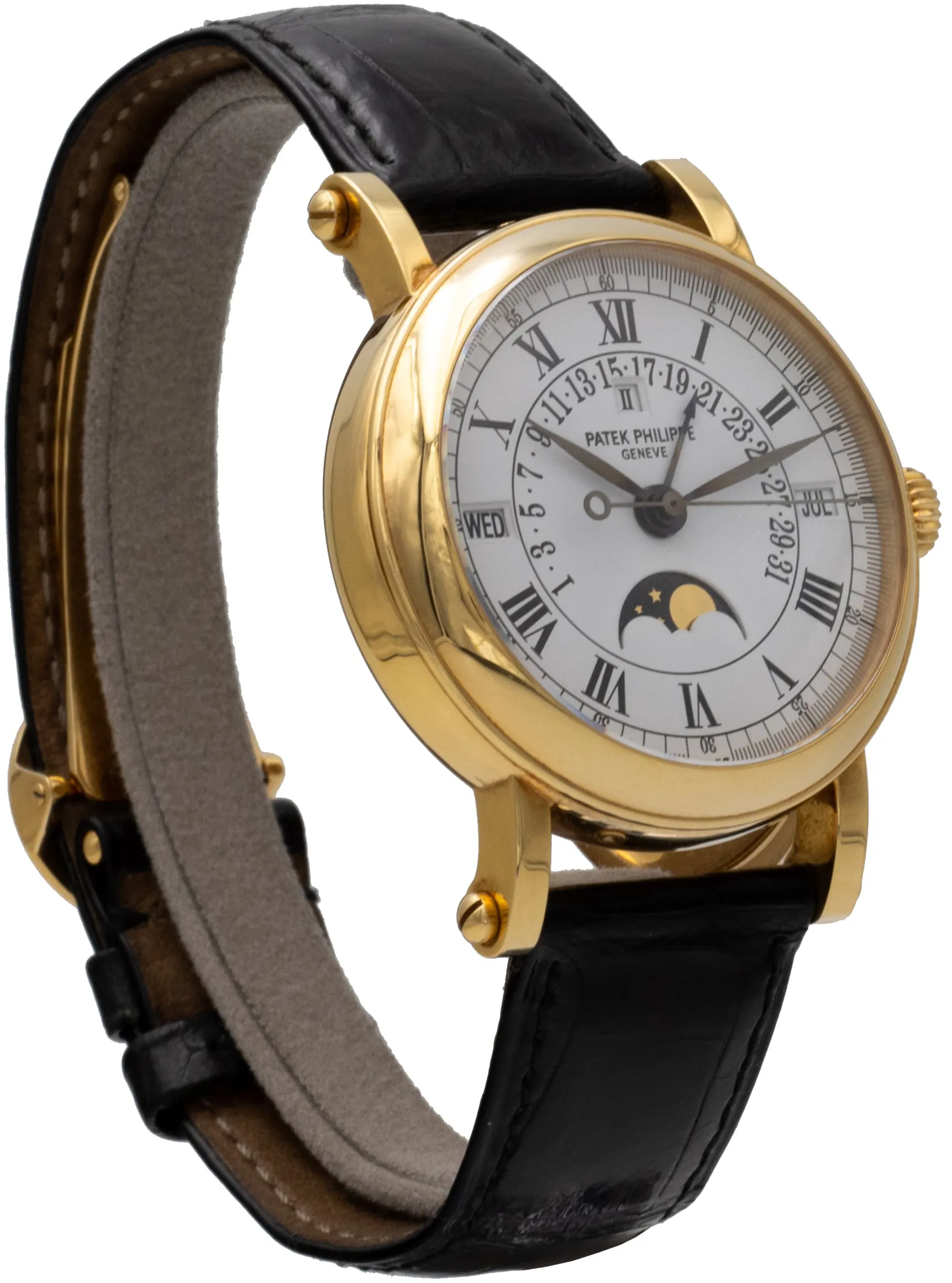 Patek Philippe Perpetual Calendar 5059J-001 36mm Yellow gold White 6