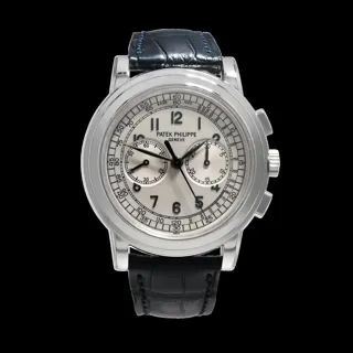 Patek Philippe Chronograph 5070G-001 White gold Silver