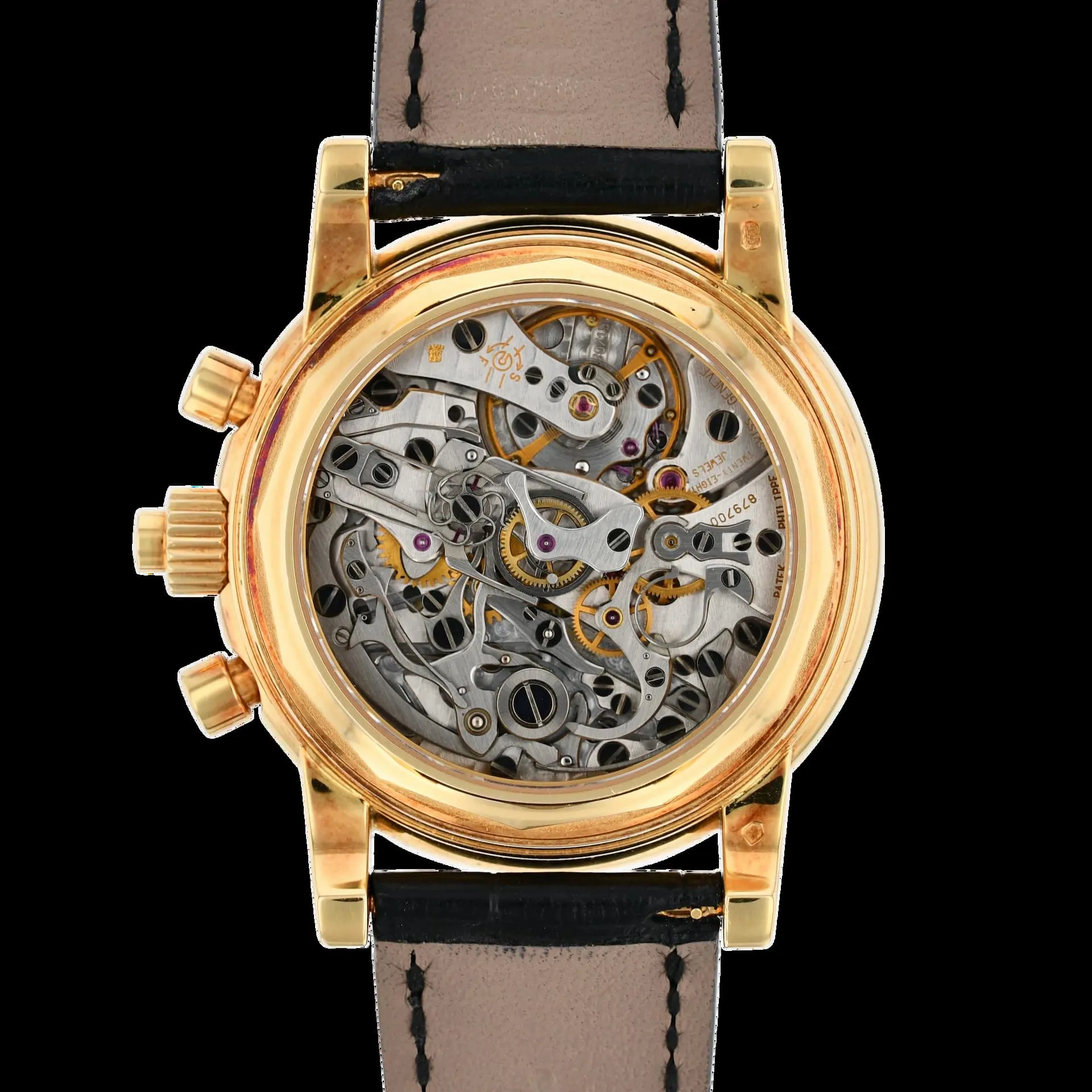 Patek Philippe Perpetual Calendar Split-Seconds Chronograph 5004J-012 37mm Yellow gold Silver 3