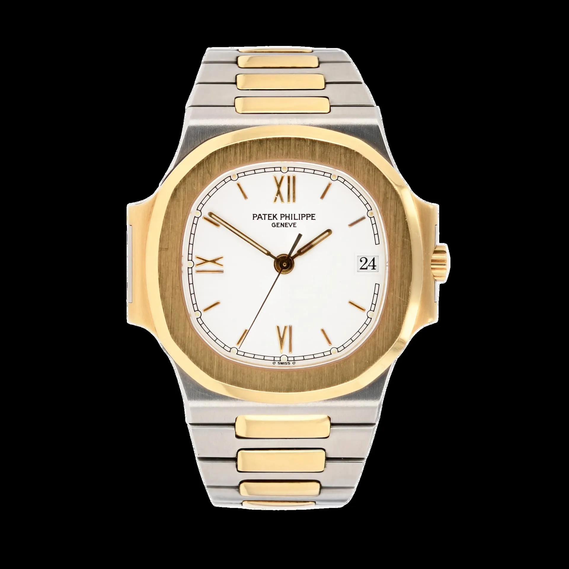 Patek Philippe Nautilus 3800/1AJ 37.5mm Yellow gold and Stainless steel White