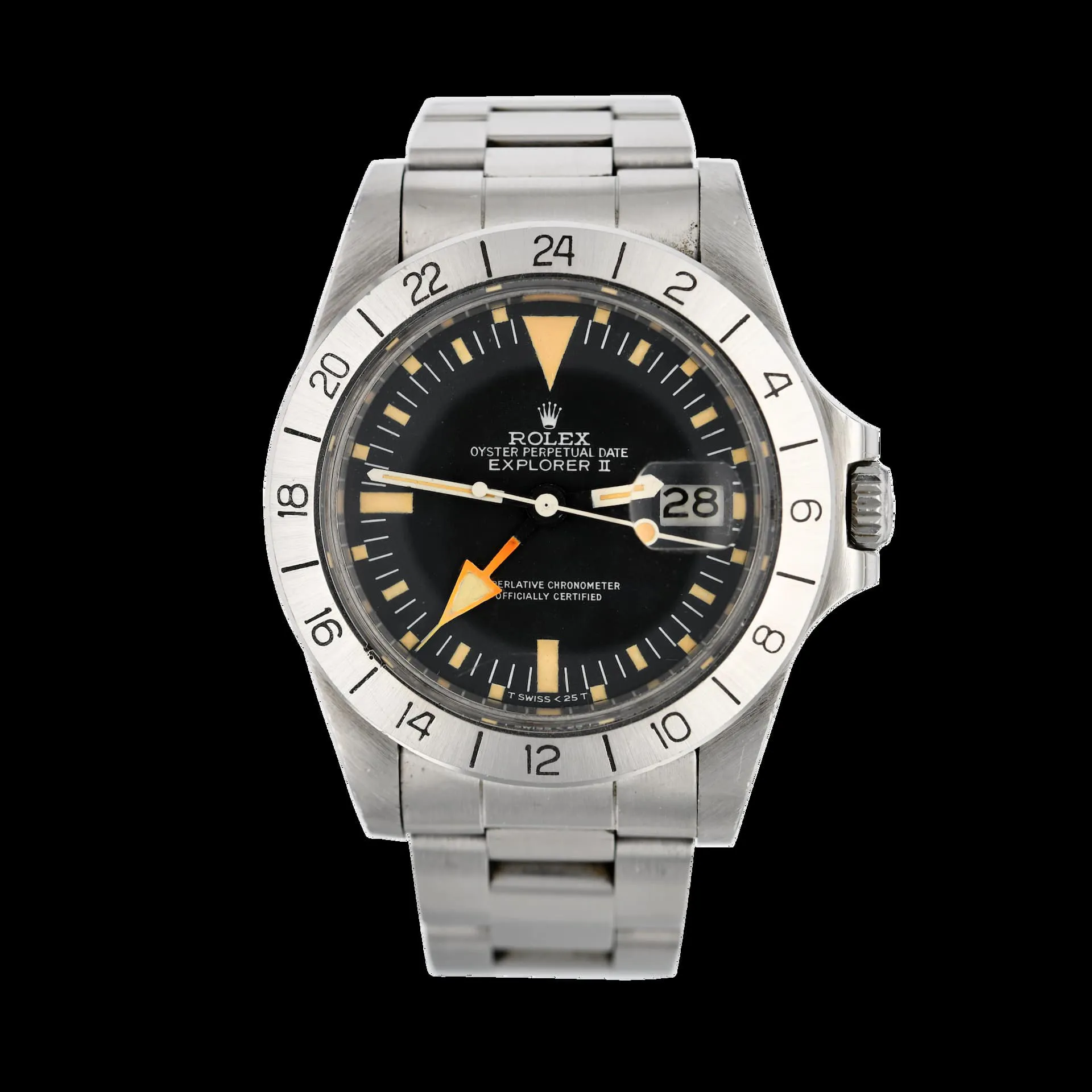 Rolex Explorer II 1655 40mm Stainless steel Black