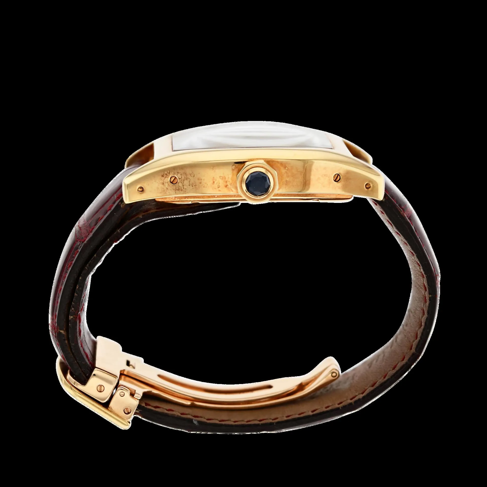 Cartier Tortue 2356 43mm Yellow gold Silver 5