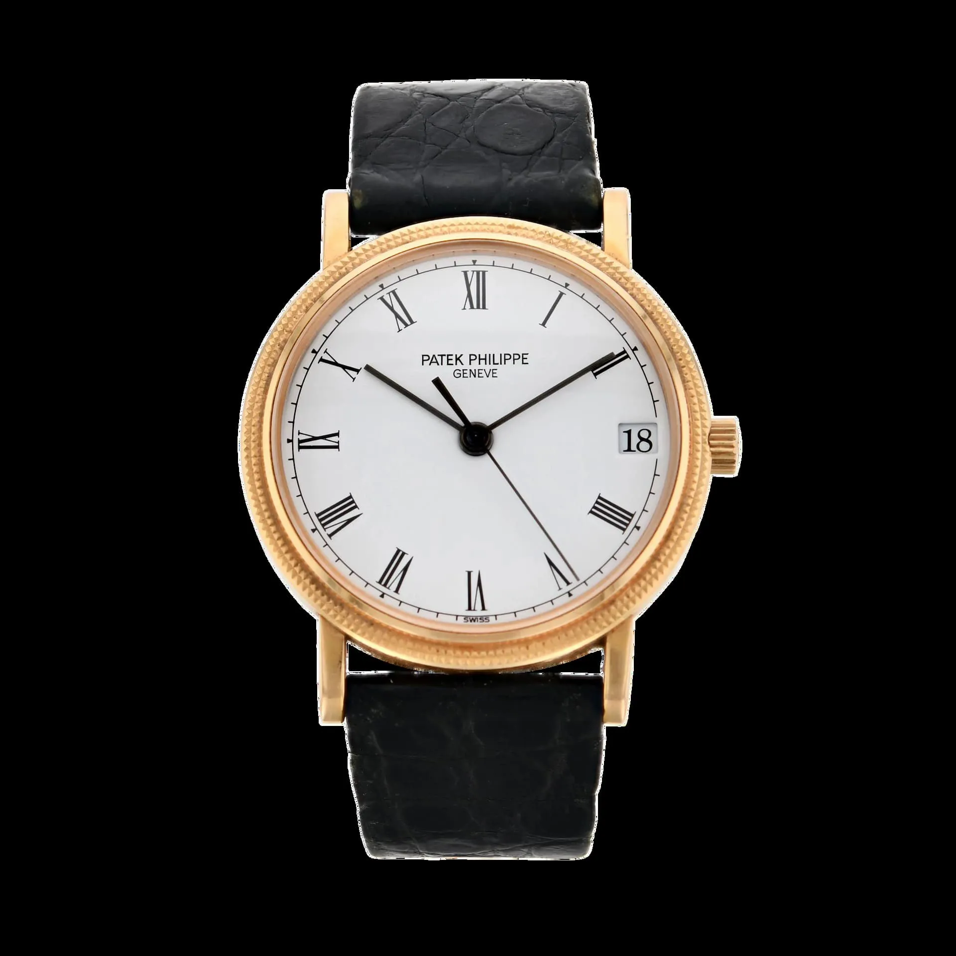 Patek Philippe Calatrava 3802/200J 39.5mm Yellow gold White