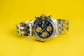 Breitling Cockpit B13358 Yellow gold and Stainless steel Blue