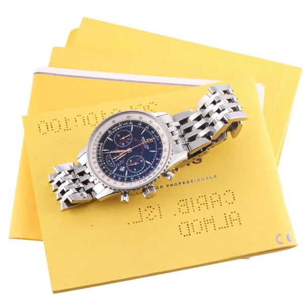 Breitling Montbrillant A41370 38mm Stainless steel Blue 4