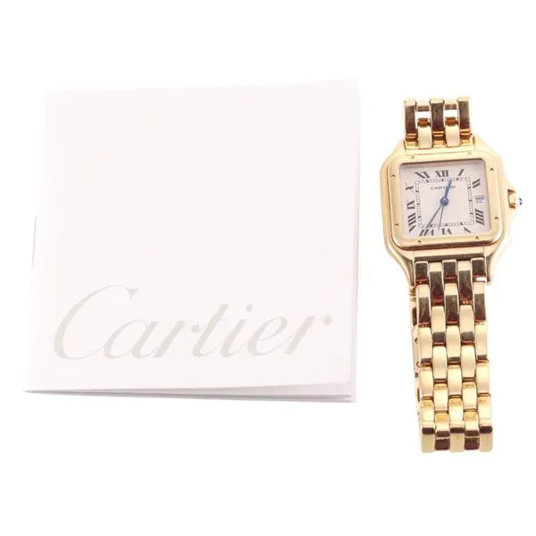 Cartier Panthère 8839 27mm Yellow gold Cream 5