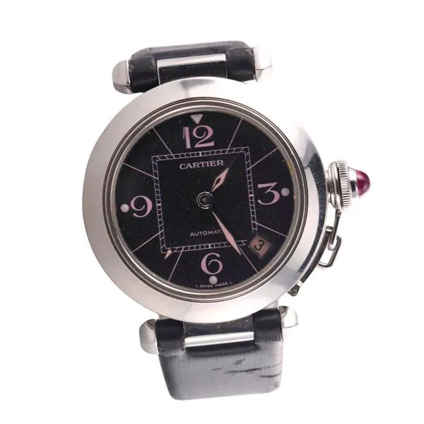 Cartier Pasha 2324 36mm Stainless steel Black and pink