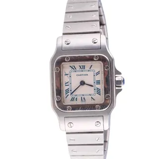 Cartier Santos Galbée 1565 Stainless steel Cream