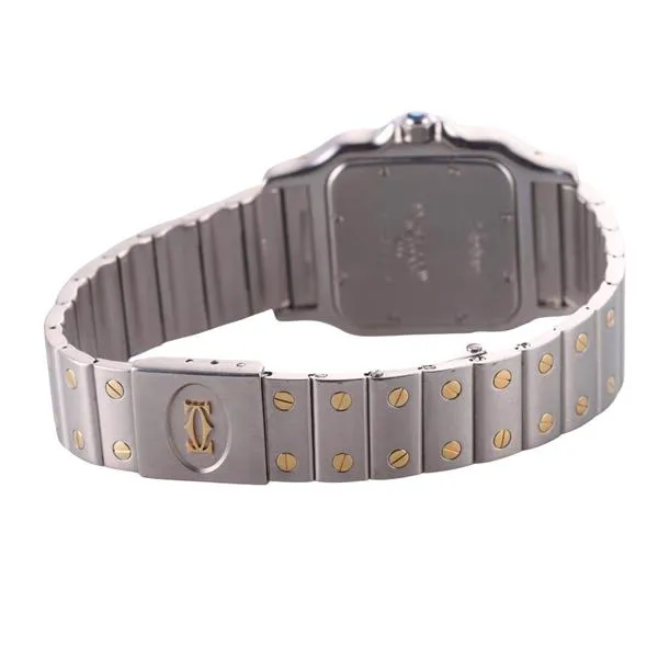 Cartier Santos 1566 29mm Yellow gold and Stainless steel Gray 3