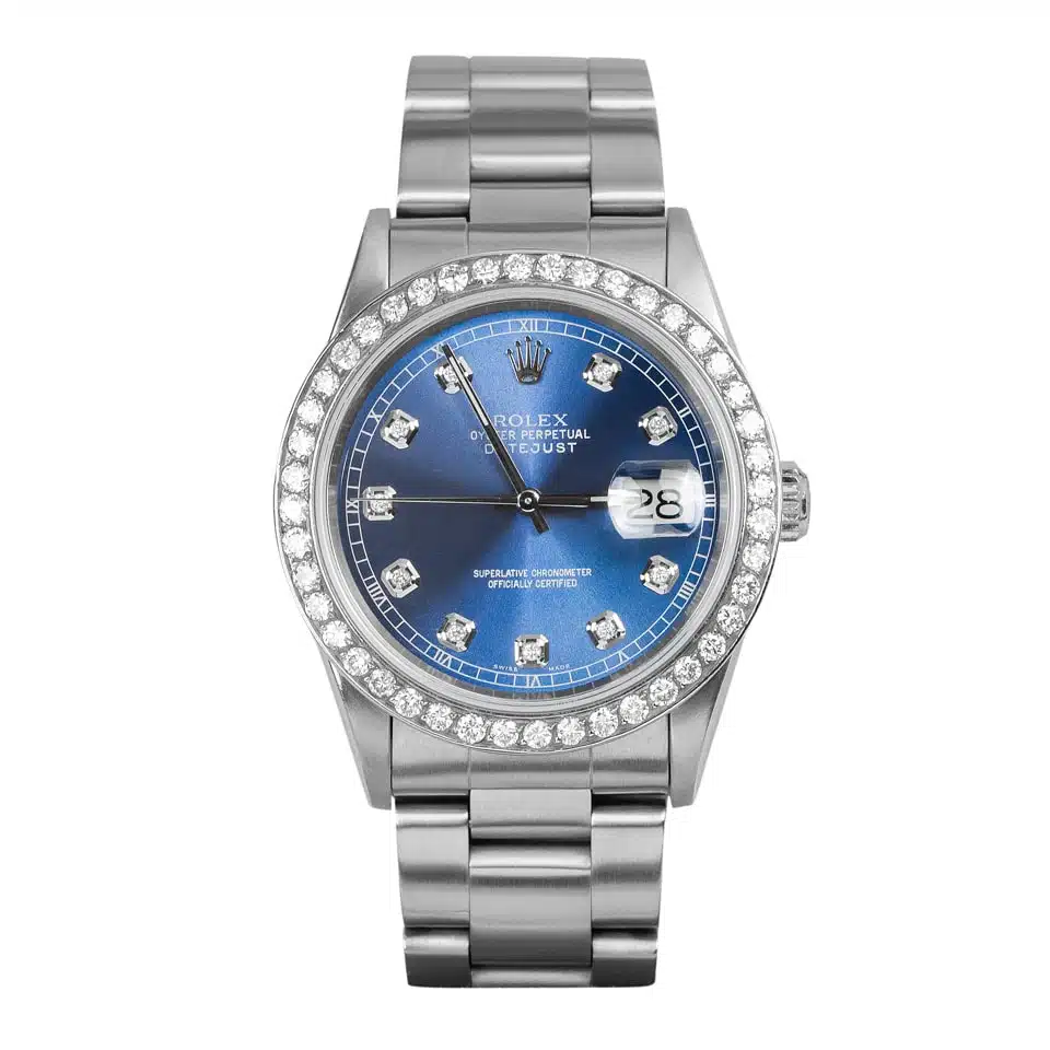 Rolex Datejust 36 16200 36mm Stainless steel Blue