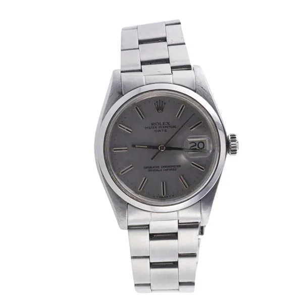 Rolex Oyster Perpetual Date 1500 34mm Stainless steel Silver 1