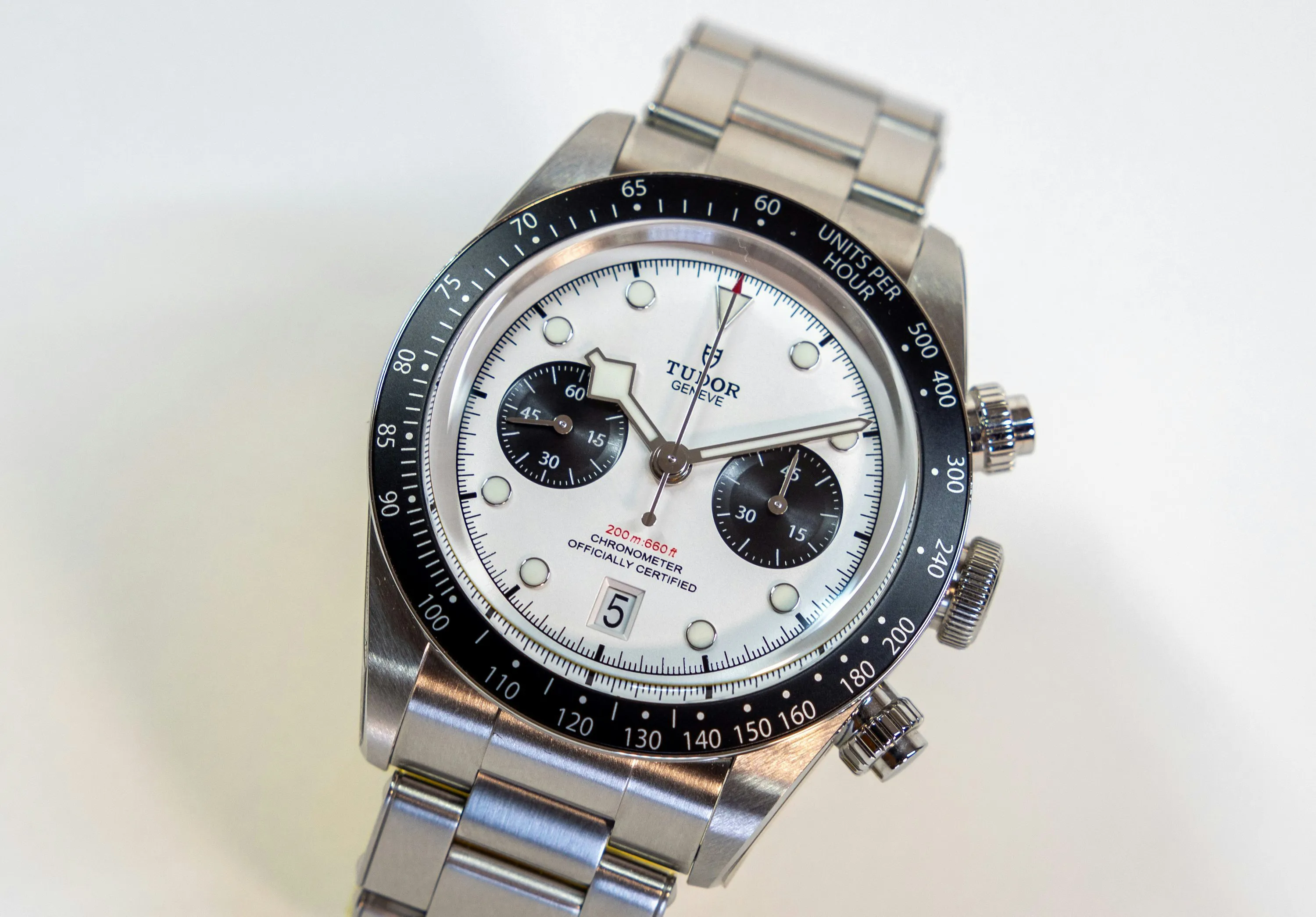 Tudor Black Bay Chronograph M79360N 41mm Stainless steel White 2