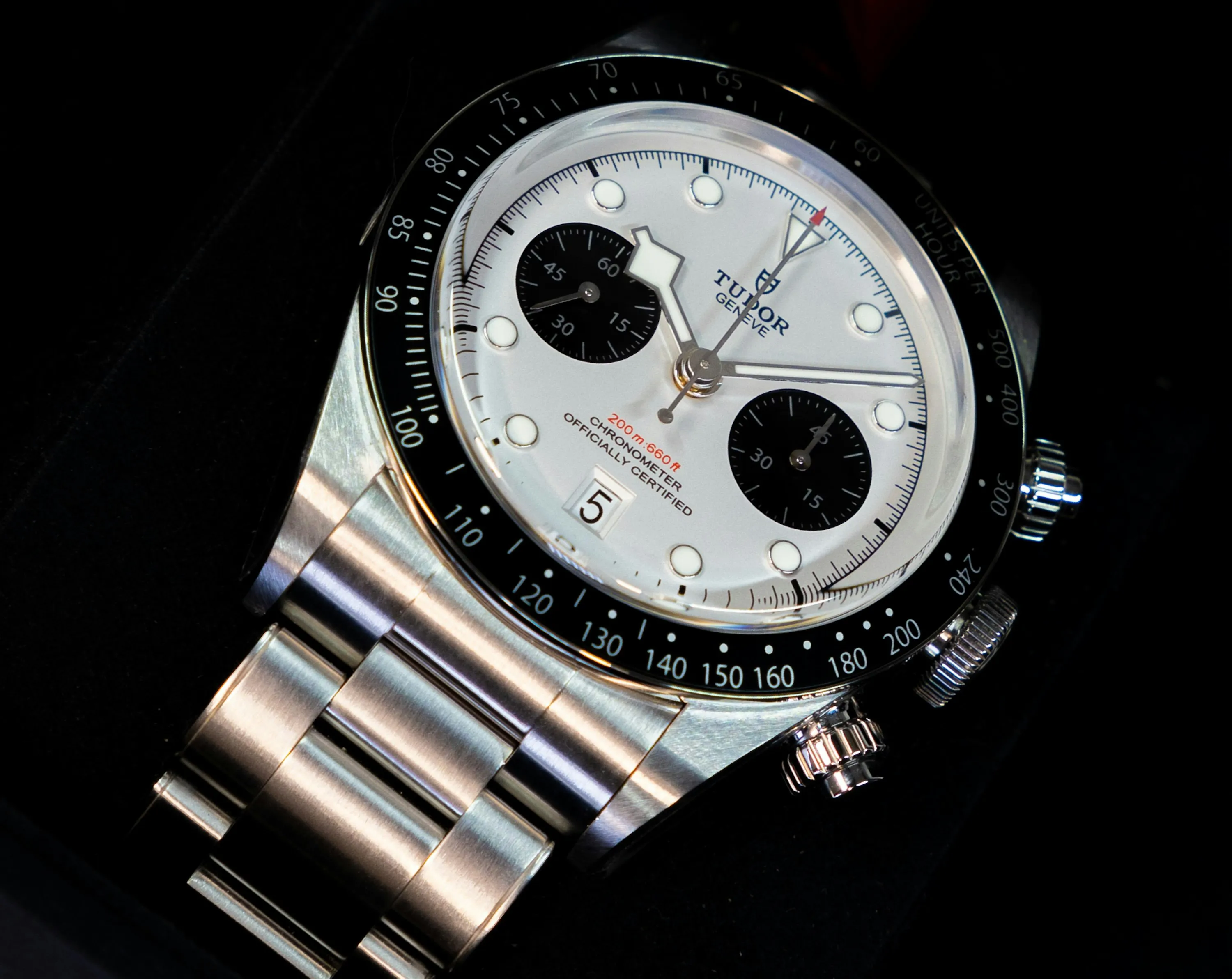 Tudor Black Bay Chronograph M79360N 41mm Stainless steel White 6