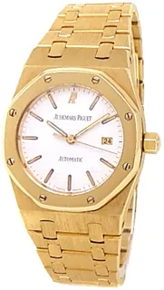 Audemars Piguet Royal Oak 18k yellow gold White