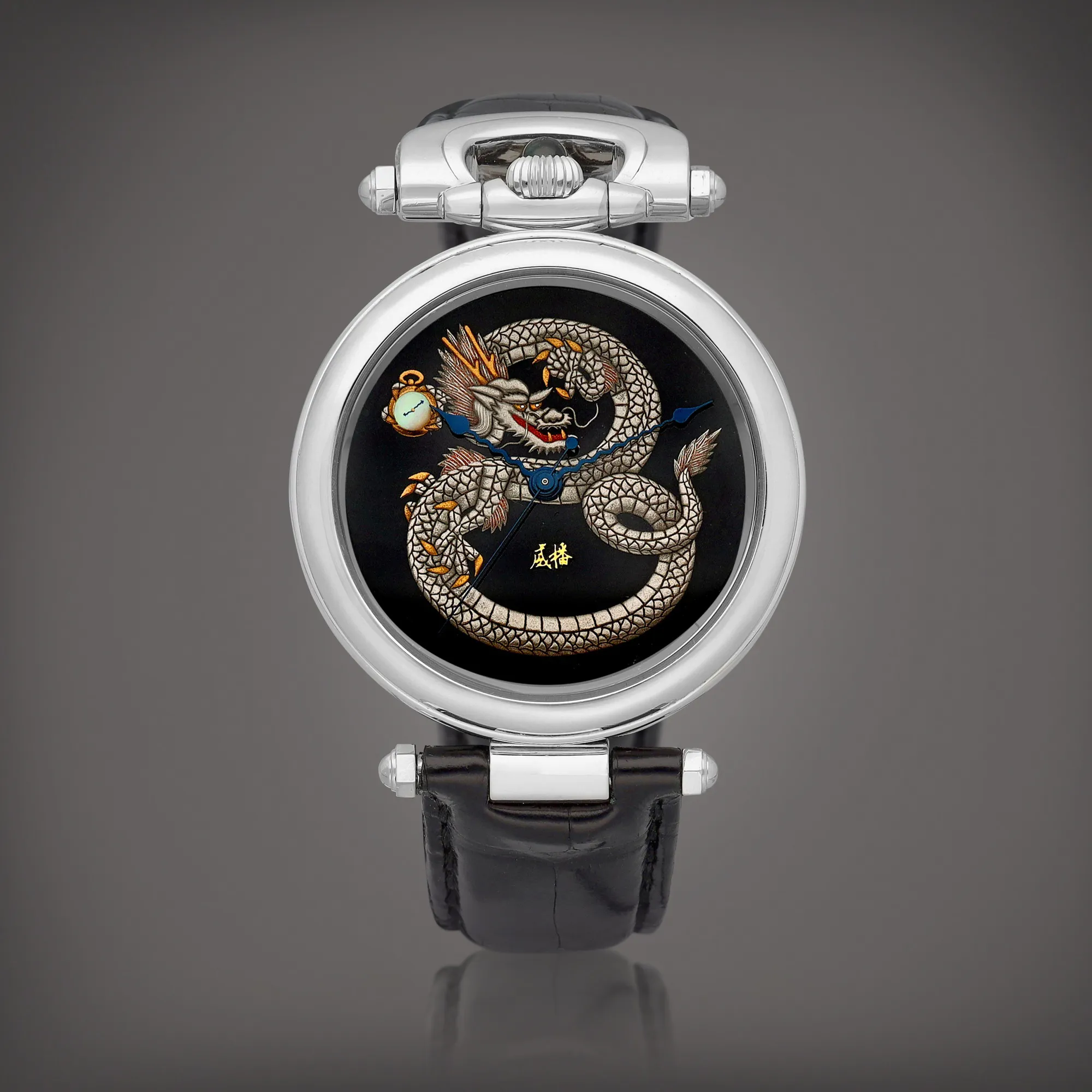 Bovet Fleurier D814 39mm White gold Black