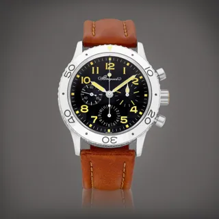 Breguet Type XX 3800 Stainless steel Black