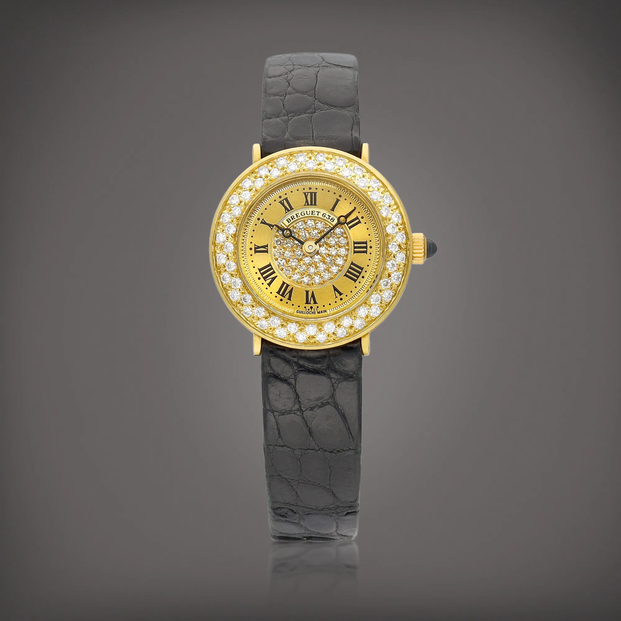 Breguet 8121 24mm Yellow gold and Diamond Gilt