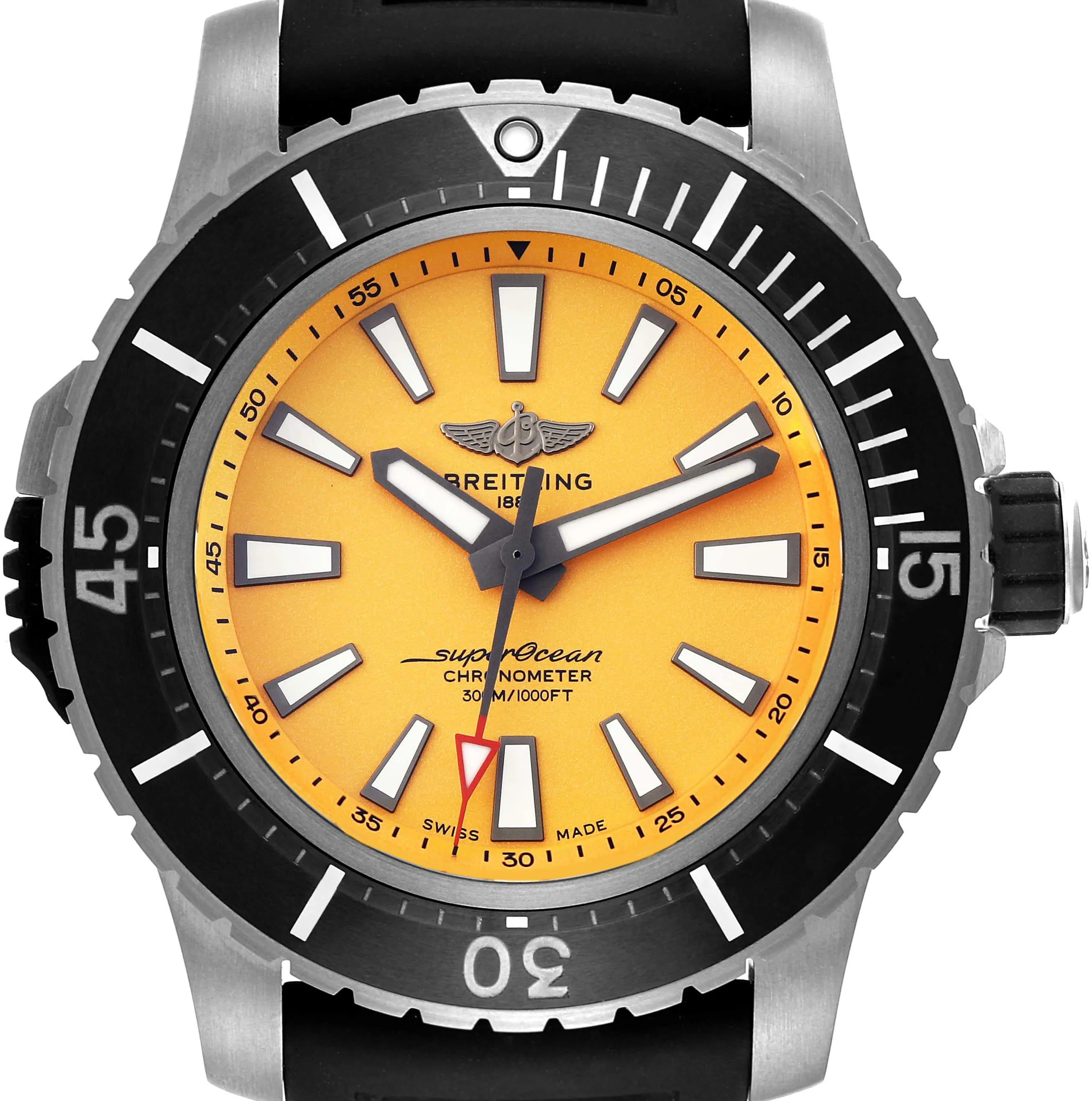 Breitling Superocean E17369 48mm Titanium Yellow