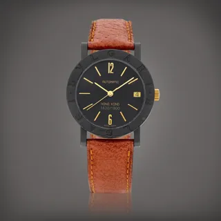 Bulgari Carbongold Carbon fiber and Yellow gold Black