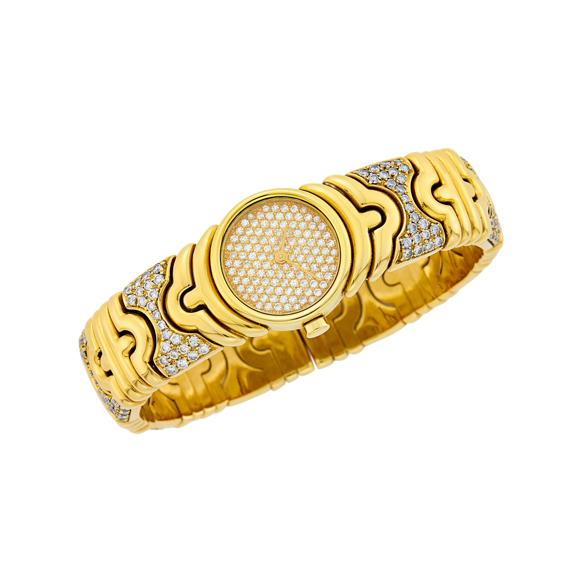 Bulgari Parentesi BJ01 19mm Yellow gold Diamond