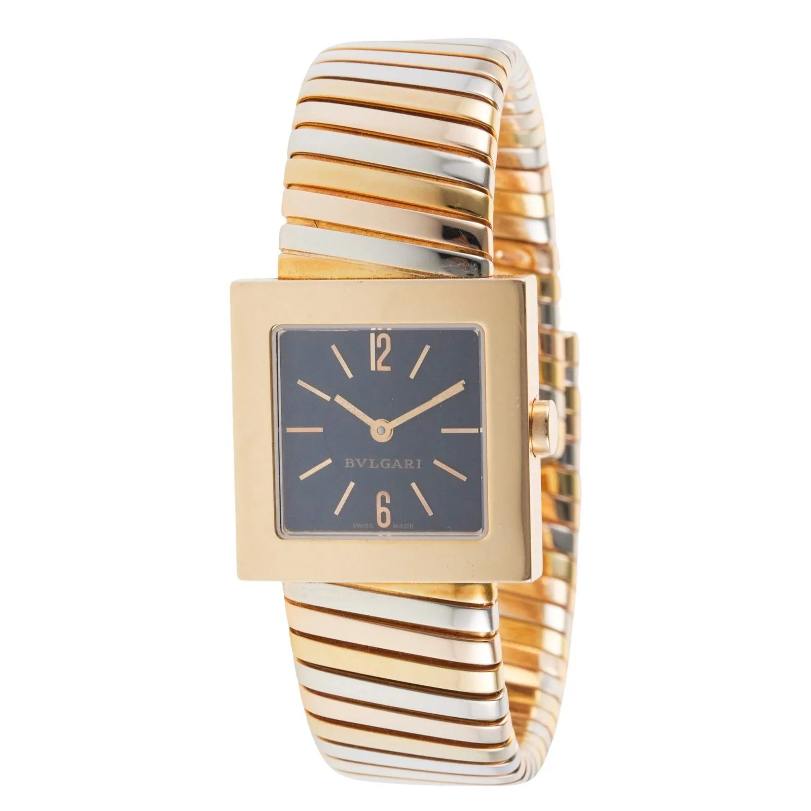 Bulgari Quadrato SQ 22 2T 22mm Yellow gold