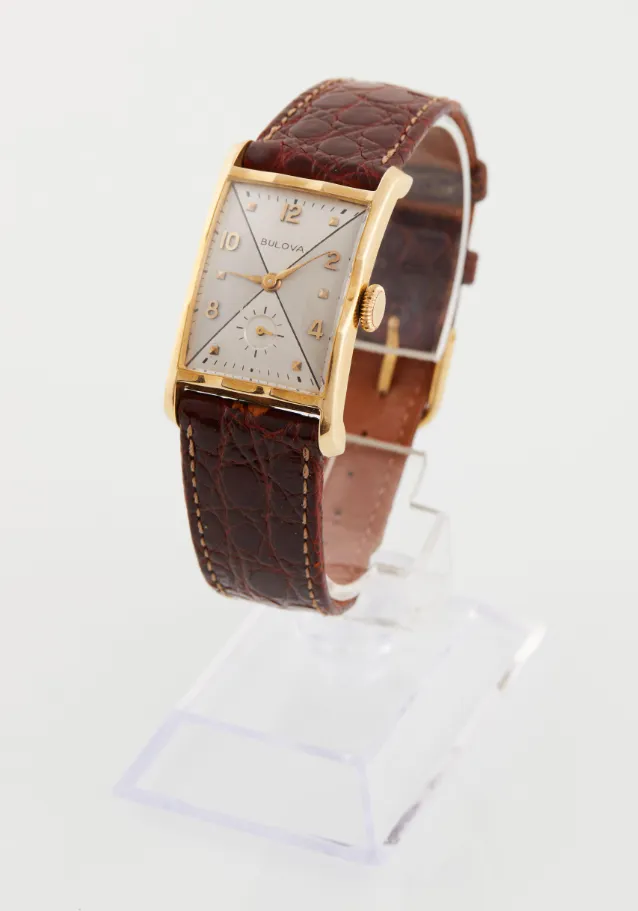 Bulova 23mm Yellow gold Silver 2