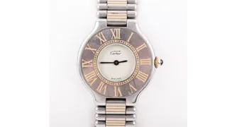 Cartier 21 Must de Cartier Yellow gold and Stainless steel