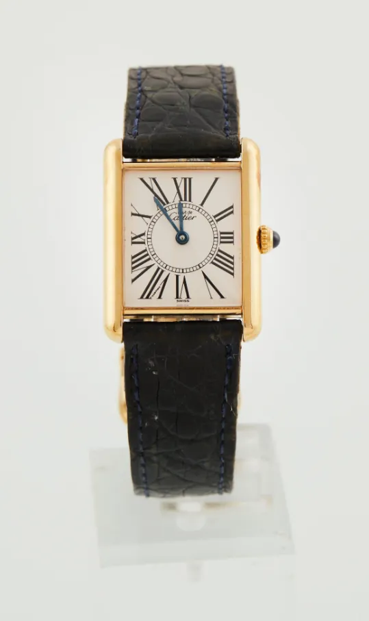 Cartier Must de Cartier Tank 1615 24mm Silver and Gold-plated Silver