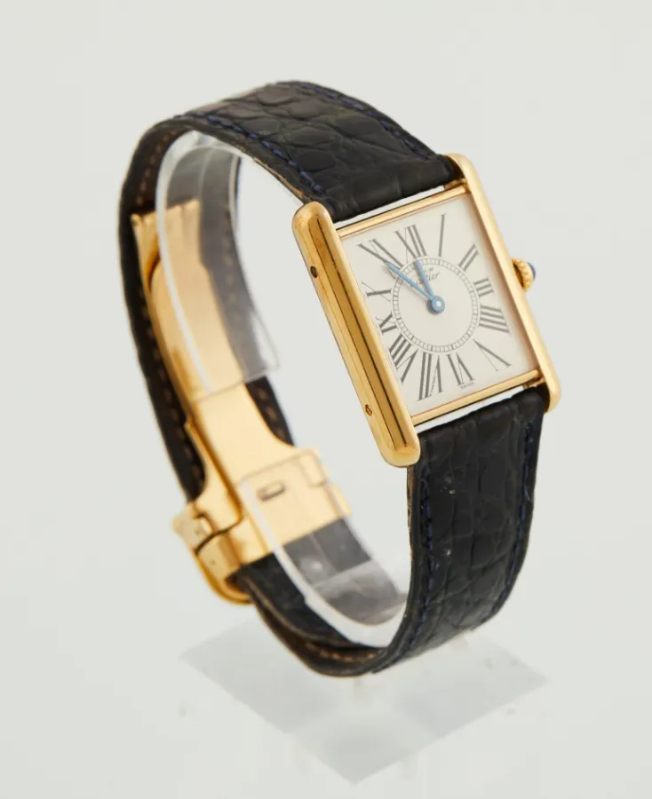 Cartier Must de Cartier Tank 1615 24mm Silver and Gold-plated Silver 1