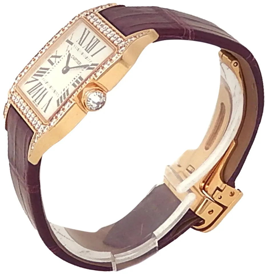 Cartier Santos WH100351 38.5mm Rose gold White 1