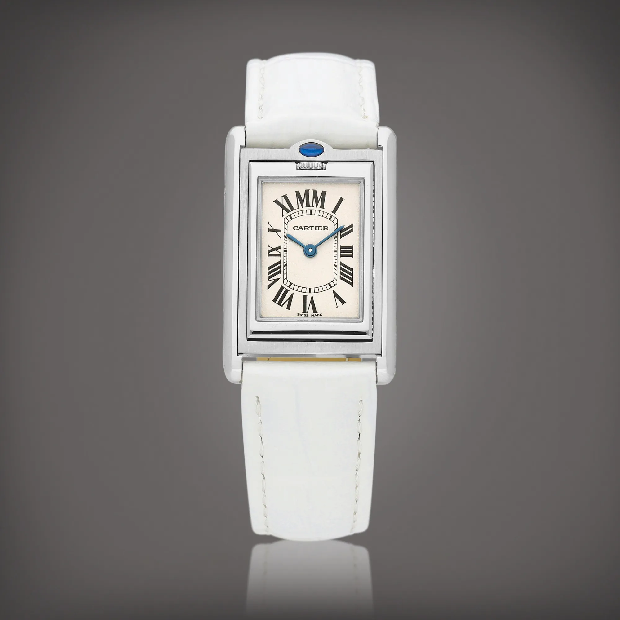 Cartier Tank Basculante 2405 35mm Stainless steel Silver