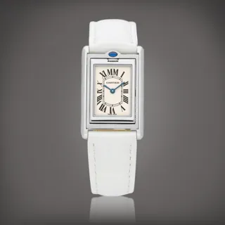 Cartier Tank Basculante 2405 Stainless steel Silver